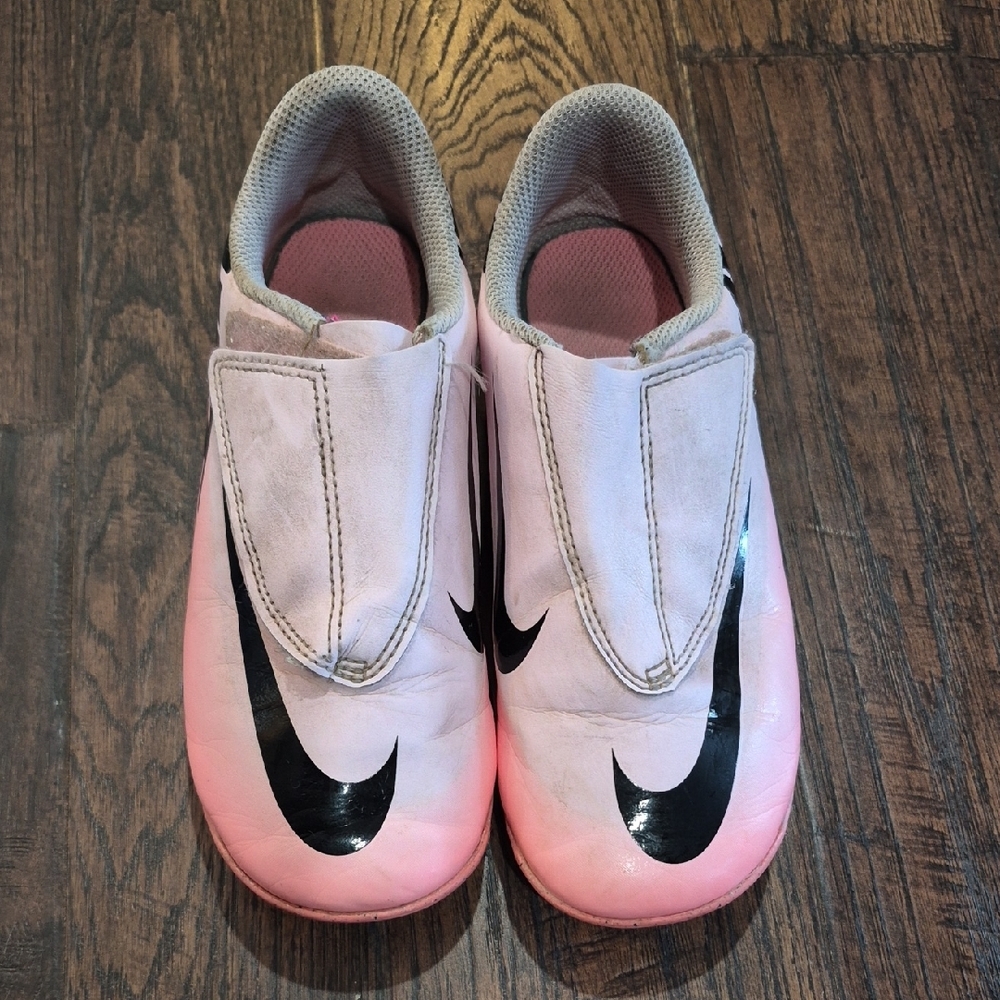 Nike Kids Pink and Black Slip-On Sneakers